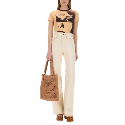 HIGH WAIST FLARE JEANS