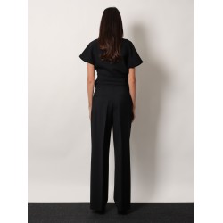 Midwaist wool blend trousers