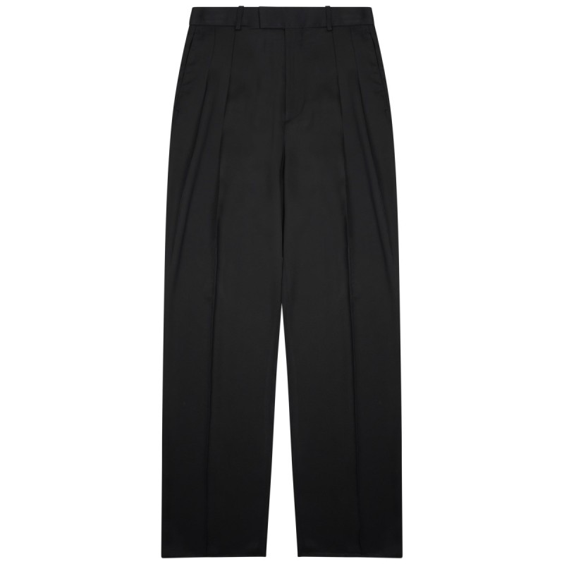 SILK BLEND TAILORED PANTS
