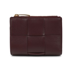 BI-FOLD WALLET WITH ZIPPER SMALL