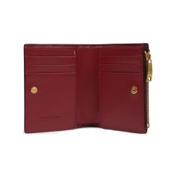 BI-FOLD WALLET WITH ZIPPER SMALL