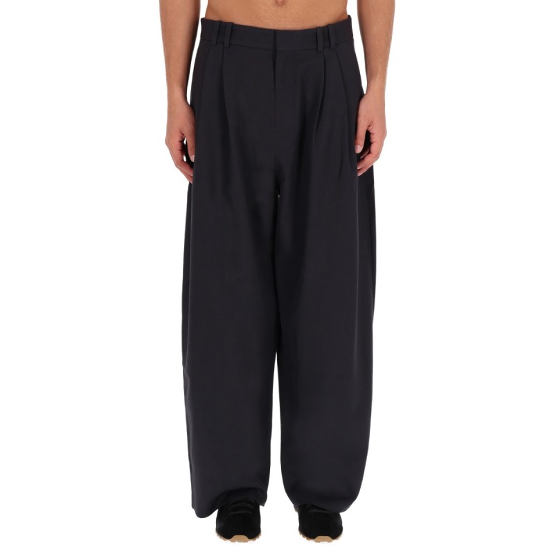 "VOLUME" PANTS WITH DOUBLE PLEAT