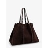 Paula suede shoulder bag