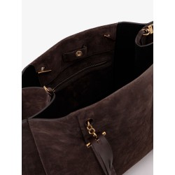 Paula suede shoulder bag