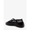 Rubber Flat mesh ballerinas