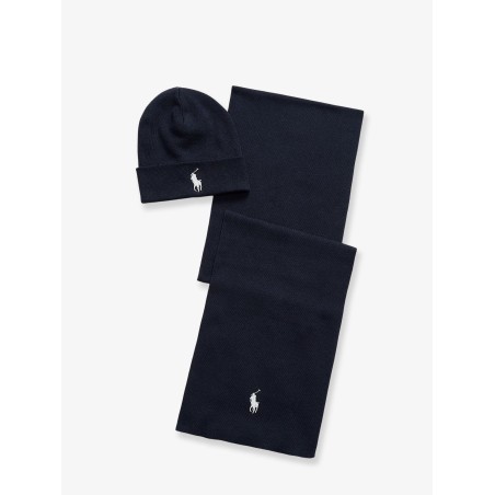 Cotton hat and scarf set