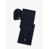 Cotton hat and scarf set