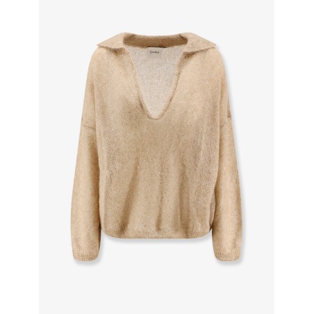 Mohair blend sweater with sequins