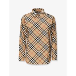 Cotton shirt with Burberry Check motif