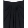 Draped midi skirt