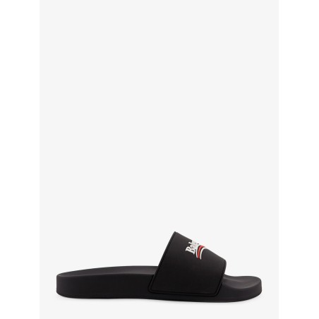 Rubber Pool sandals with logo on the front