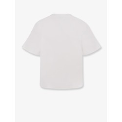 Boxy cotton blend t-shirt