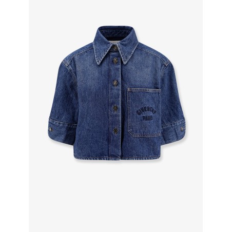Cocoon blue denim shirt
