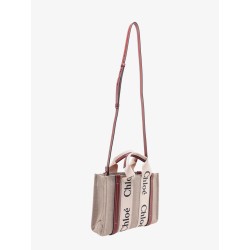 Woody linen handbag