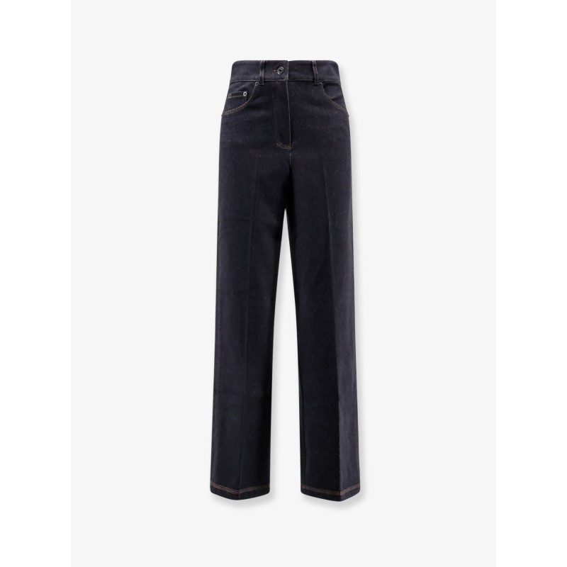Cotton blend trousers