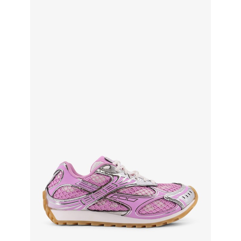 Orbit mesh and leather sneakers