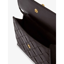 Andiamo leather card holder with Intrecciato motif