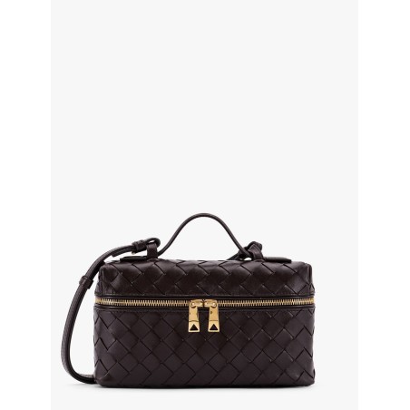 Bang Bang Leather crossbody bag with Intrecciato motif