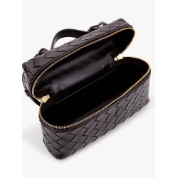 Bang Bang Leather crossbody bag with Intrecciato motif