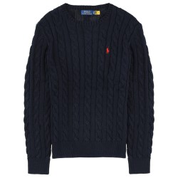 CABLE KNIT WITH LOGO