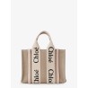 Woody linen handbag