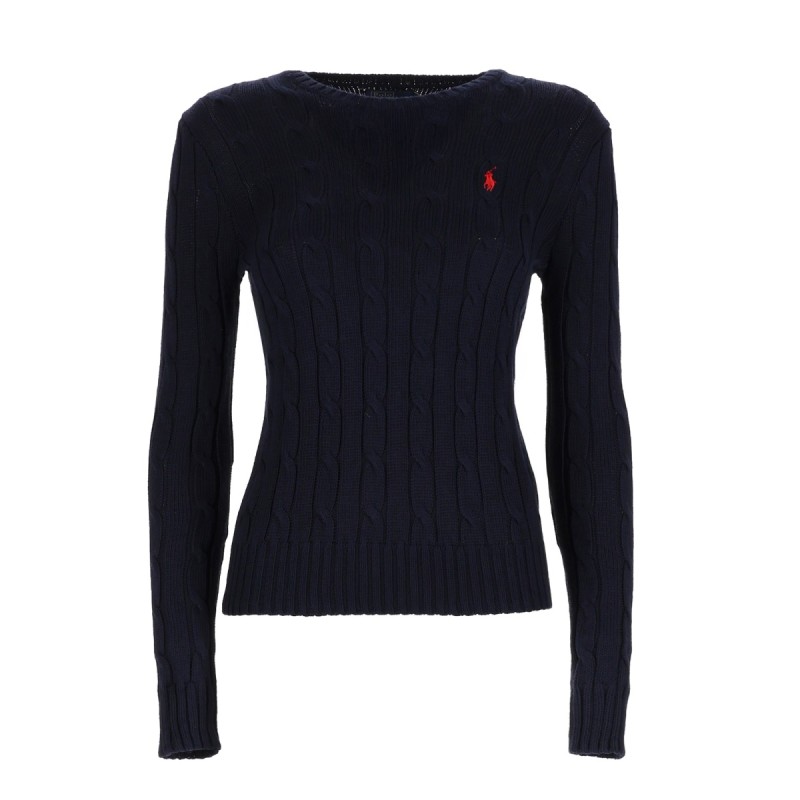 CABLE KNIT WITH LOGO