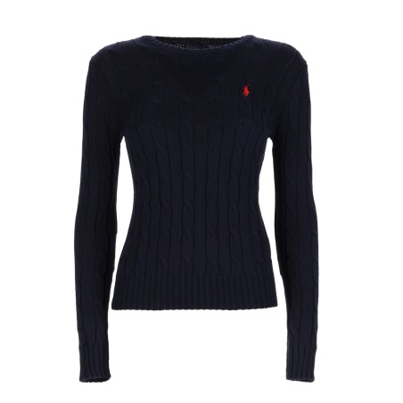 CABLE KNIT WITH LOGO