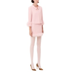 MINISKIRT WITH FEATHERS