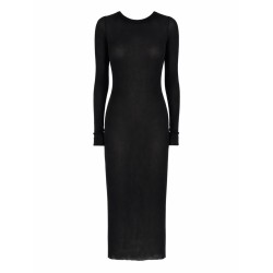 LONG-SLEEVED MIDI DRESS