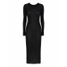LONG-SLEEVED MIDI DRESS