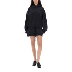 MINI DRESS WITH HOOD