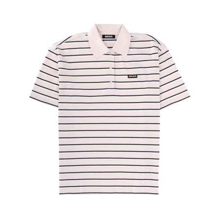 STRIPED POLO SHIRT WITH LOGO