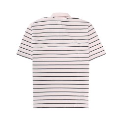 STRIPED POLO SHIRT WITH LOGO