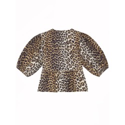 BLOUSE WITH "ANIMALIER" PRINT