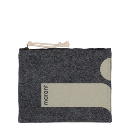 "NETIA" CLUTCH BAG WITH LOGO