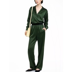 SILK SATIN STRETCH SHIRT