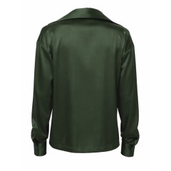 SILK SATIN STRETCH SHIRT