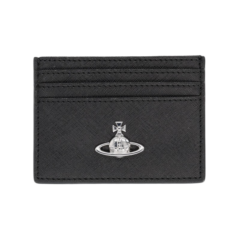 "FLAT" CARD HOLDER WITH "ORB" DETAIL