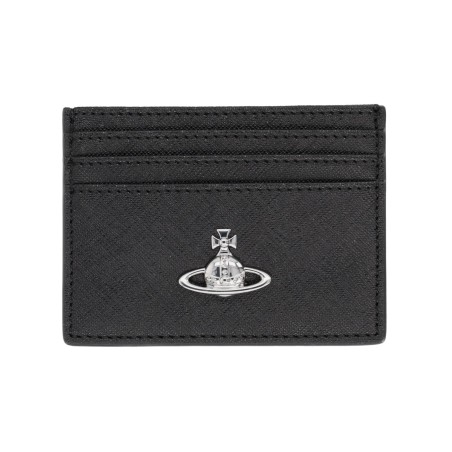 "FLAT" CARD HOLDER WITH "ORB" DETAIL