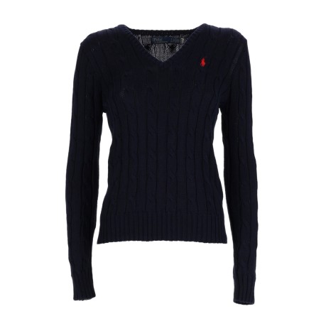 CABLE KNIT WITH LOGO