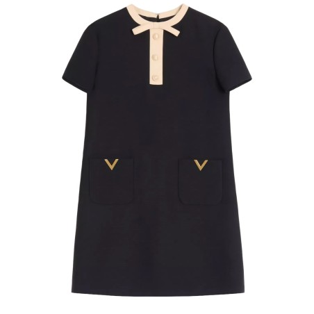 WOOL AND SILK MINI DRESS