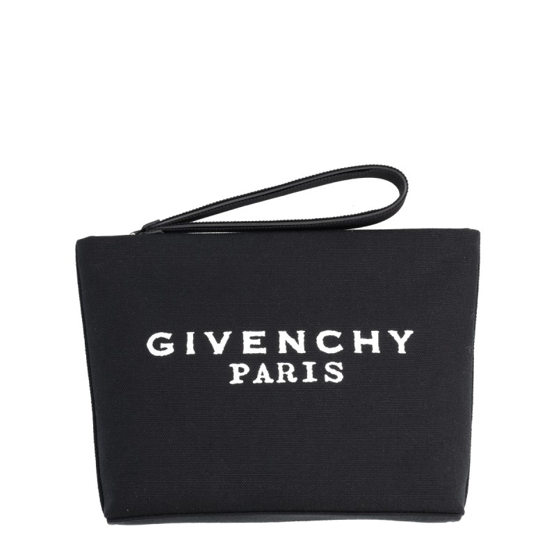 CLUTCH BAG WITH LOGO