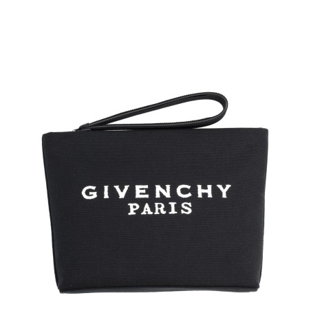CLUTCH BAG WITH LOGO
