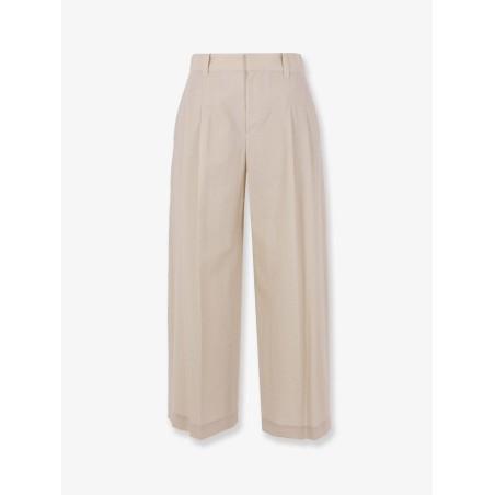 Cotton blend trousers