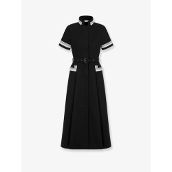 Long cotton shirt dress