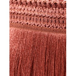 Mini skirt with fringes