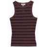 STRIPED SLEEVELESS TOP