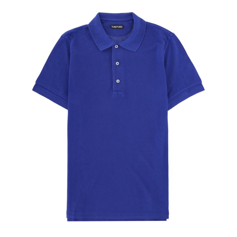 LYOCELL AND COTTON POLO SHIRT