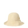 STRAW HAT WITH EMBROIDERED LOCO
