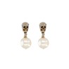 SKULL EARRINGS WITH PAVÉ